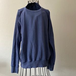 Blue oversized Aerie sweater